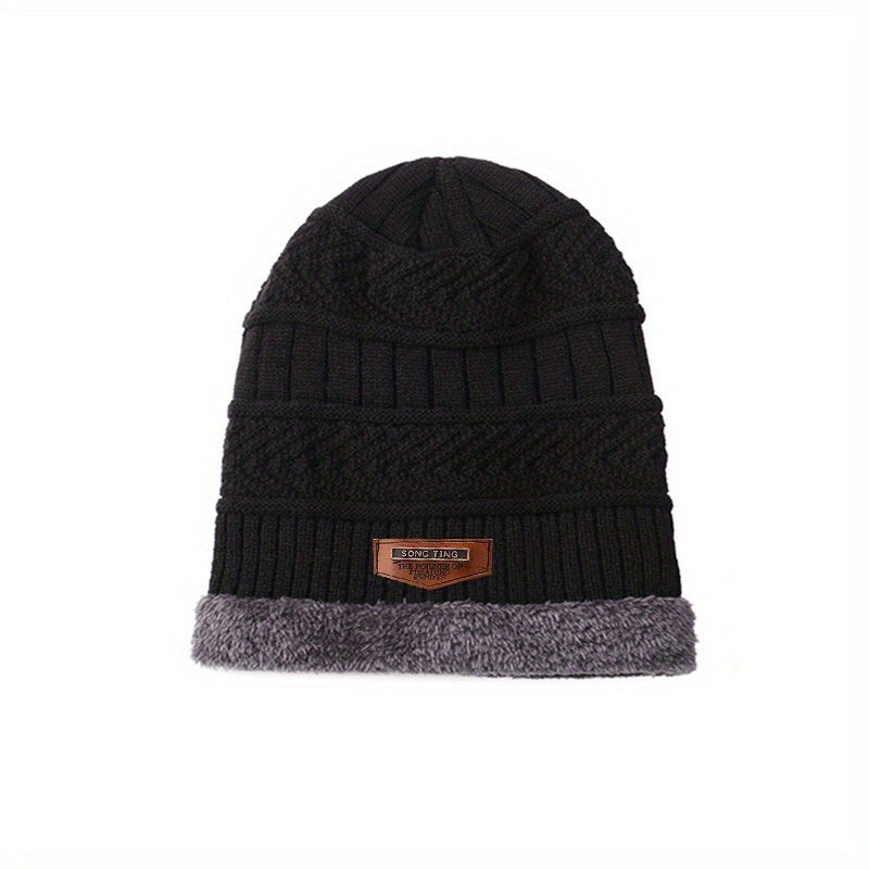 Winter Beanie Hat Breathable Knitted Hat For Men And Women