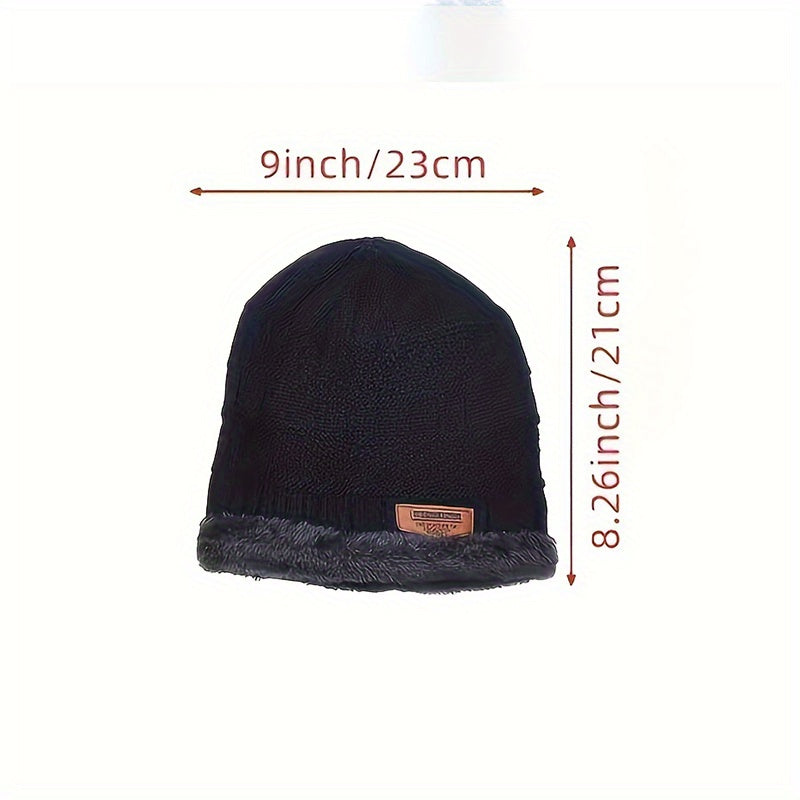 Winter Beanie Hat Breathable Knitted Hat For Men And Women