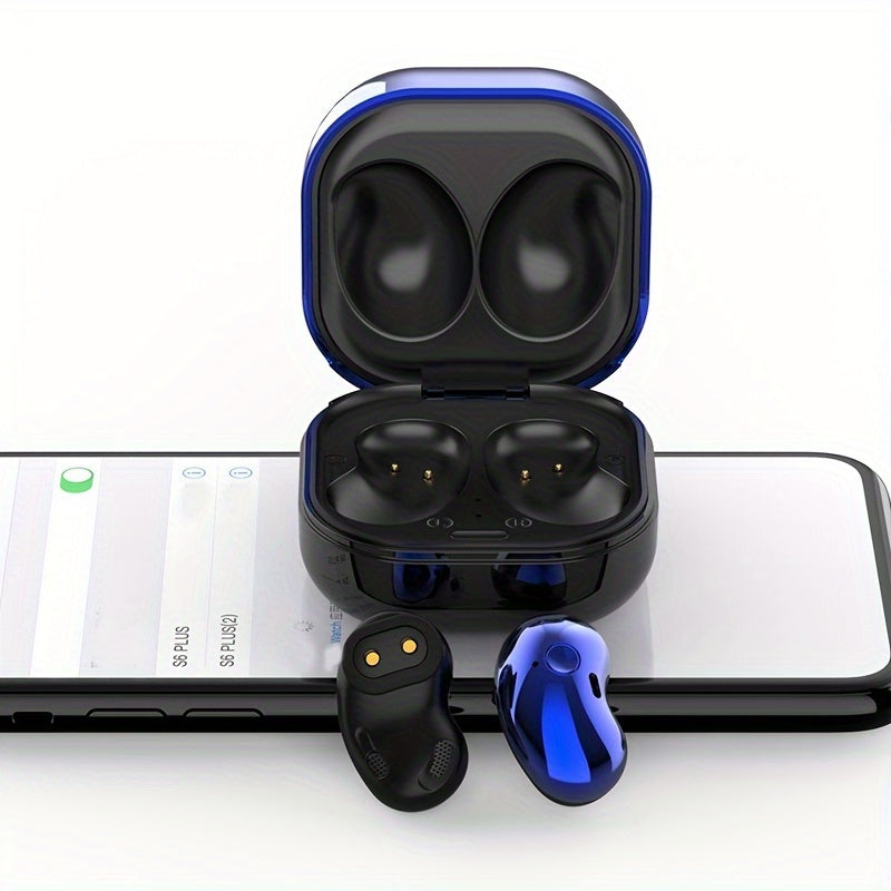 True Wireless Headphones With Clock Power Display