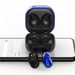 True Wireless Headphones With Clock Power Display