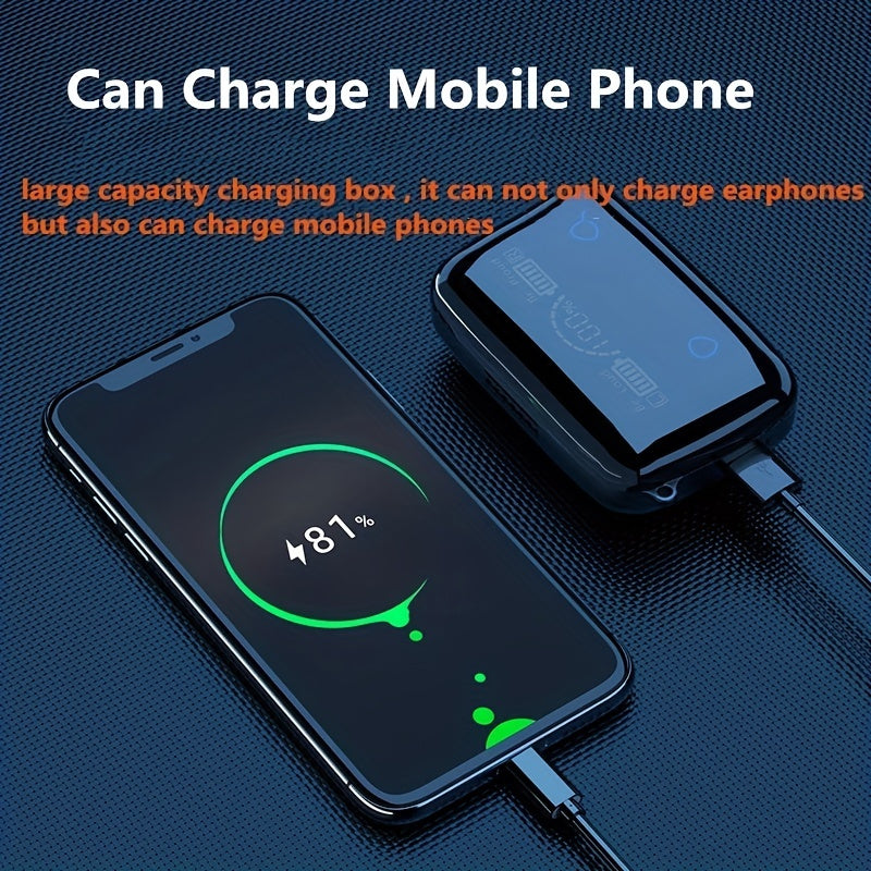 BT5.1 Wireless Sports Headset with Emergency Charger