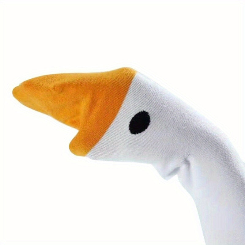 Goose Game Socks Funny Unisex Cotton Casual Socks