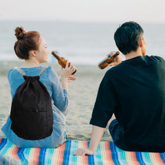 Drawstring Backpack Waterproof Sports Bag for School Swimming Mountain Climbing