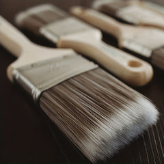 5pcs Professional Brush Set Nylon Polyester Flat Paint Brush Set