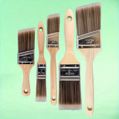 5pcs Professional Brush Set Nylon Polyester Flat Paint Brush Set