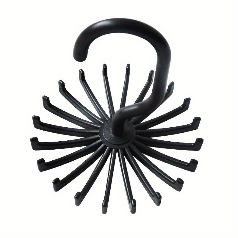360 Rotating Hook Scarf Tie Belt Hanger Organizer