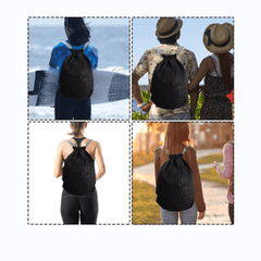 Drawstring Backpack Waterproof Sports Bag for School Swimming Mountain Climbing