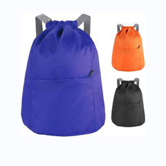 Drawstring Backpack Waterproof Sports Bag for School Swimming Mountain Climbing