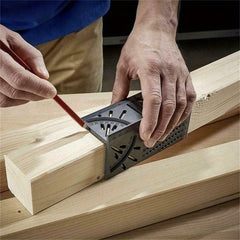 3D Woodworking Stop Gauge Ruler, Multifunctional Angle Ruler