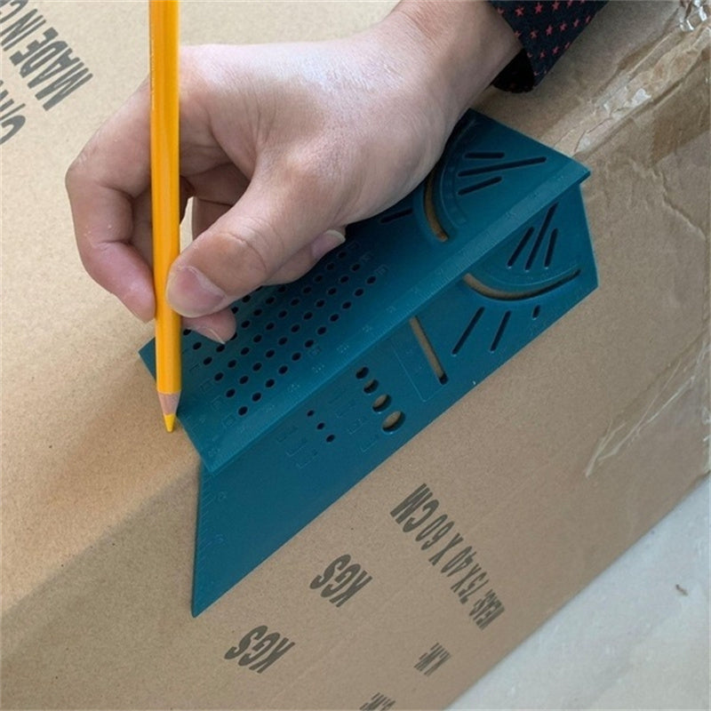 3D Woodworking Stop Gauge Ruler, Multifunctional Angle Ruler