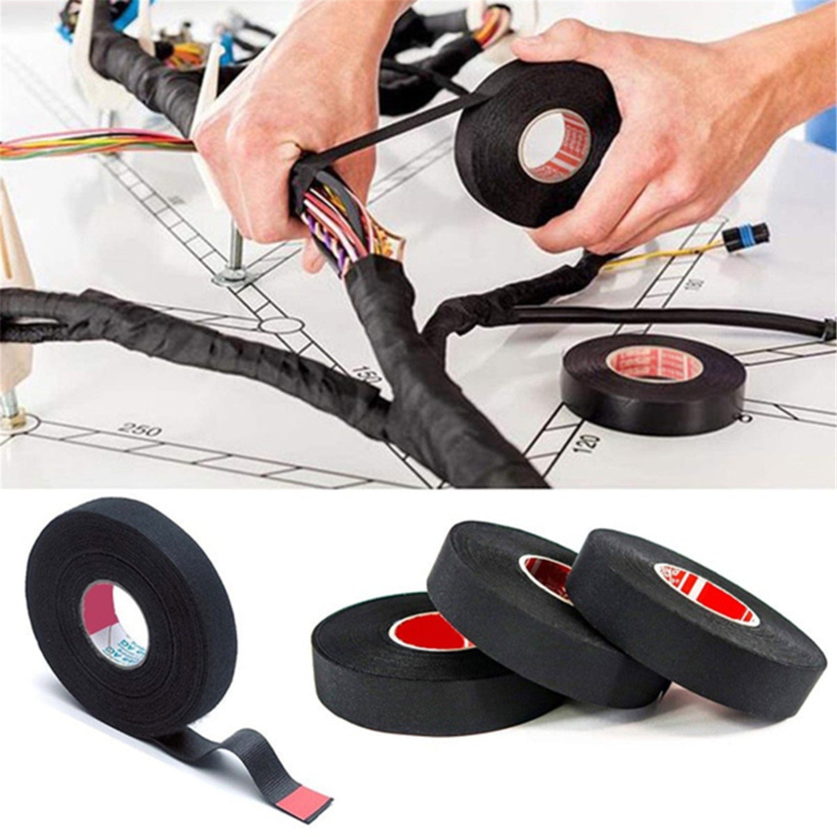 Flame Retardant High Temp Wire Harness Tape