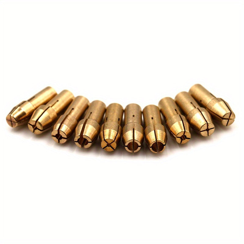 10pcs Mini Drill Chucks Adapter Set 0.5mm-3.2mm Power Rotary Tool
