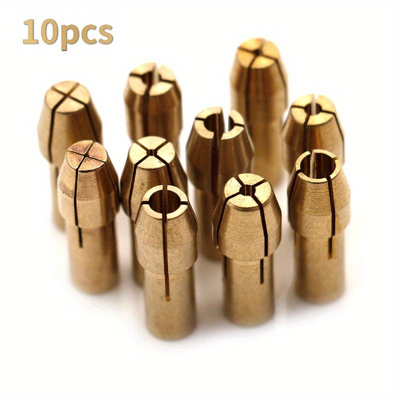 10pcs Mini Drill Chucks Adapter Set 0.5mm-3.2mm Power Rotary Tool