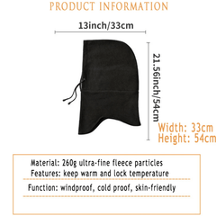 Winter Face Mask Balaclava Windproof Thermal Hat Outdoor Ski Neck Warmer