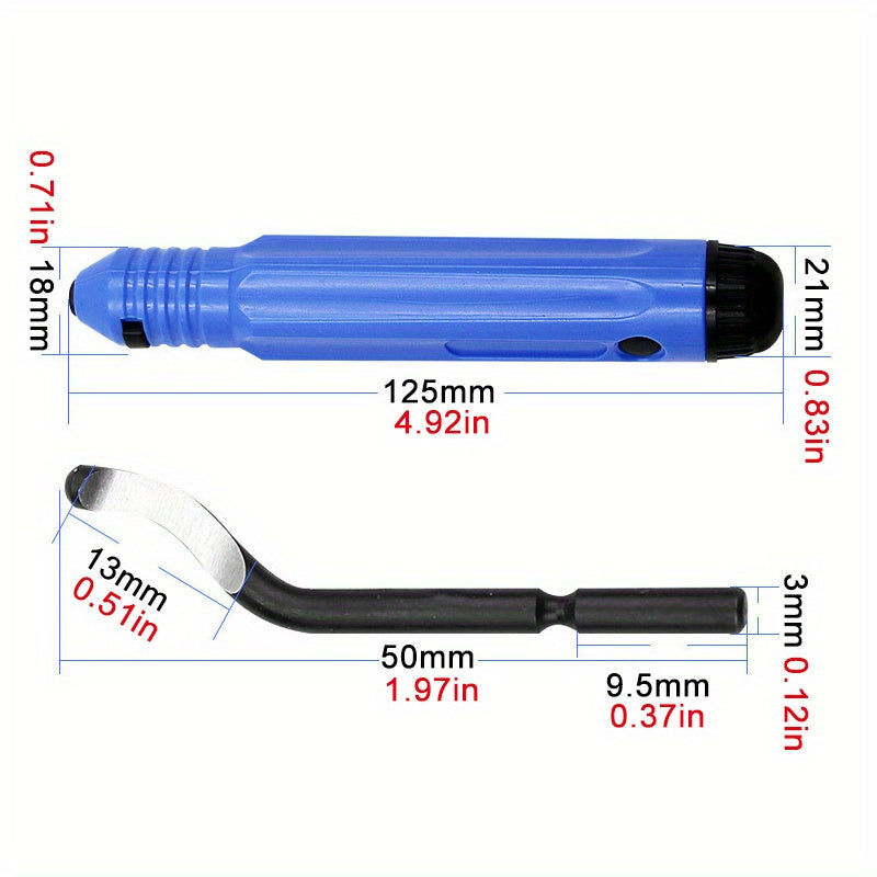 Hand Burr Trimming Scraper Chamfer Deburring Tool Copper Tube Reamer
