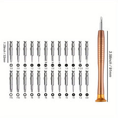 Precision Screwdriver Set 25 In 1 Repair Tool Kit for Mobile iPhones Laptop