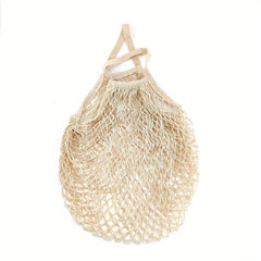 Reusable Mesh Grocery Bag with Shoulder Strap for Fruit and Vegetable Shopping