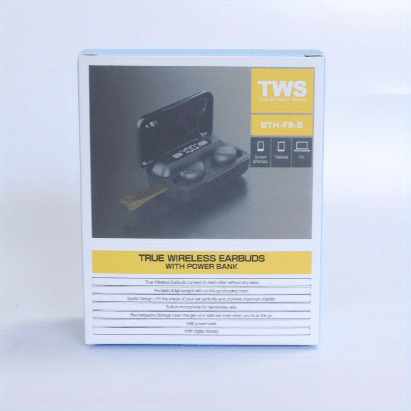 Waterproof Wireless Sports Earbuds Hi Fi Stereo Gaming Headset