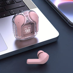 Waterproof Wireless Stereo Earplugs Digital Display Touch Button