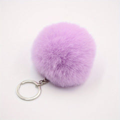 Faux Fur Ball Key Chain Cartoon Key Chain Pendant