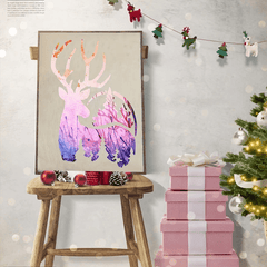 8 Sheets Christmas Painting Decoration Spray Hollow Template