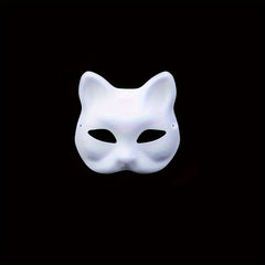 10pcs DIY Masks Paintable Paper Mask Masquerade Party Full Face Masks