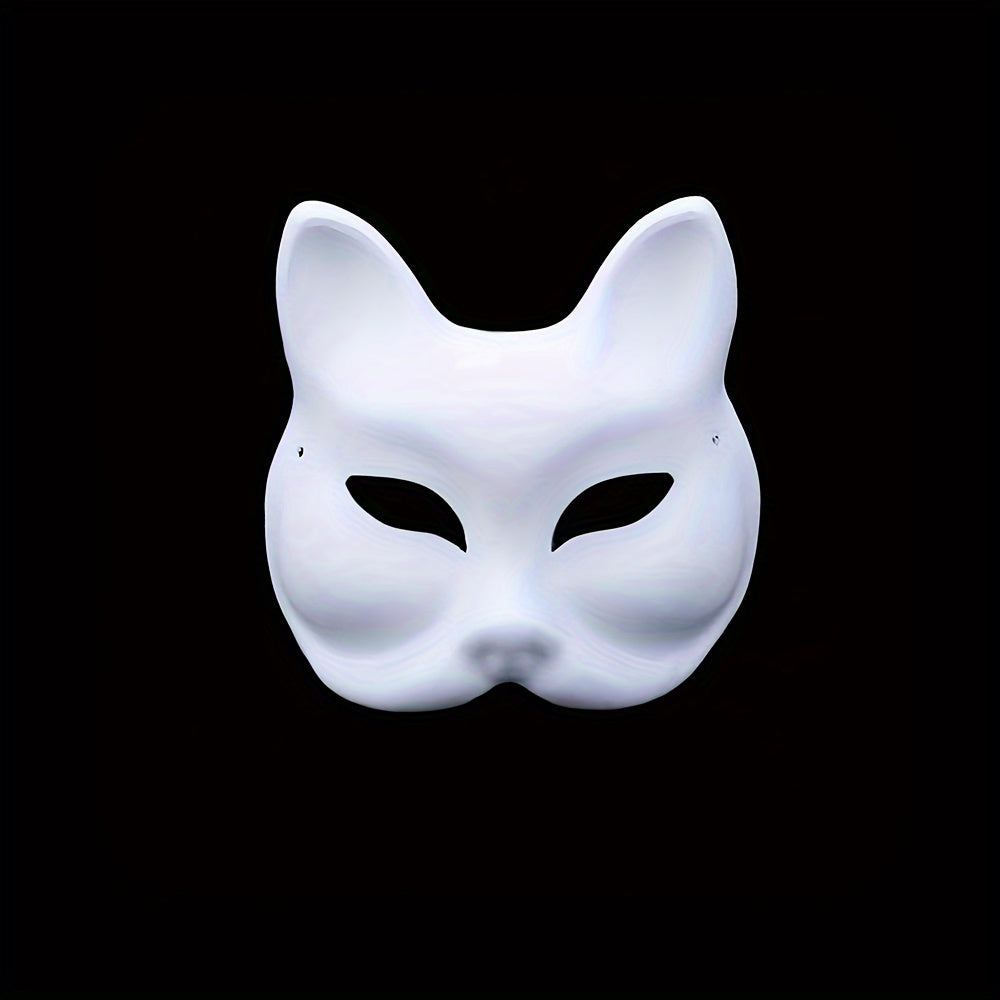 10pcs DIY Masks Paintable Paper Mask Masquerade Party Full Face Masks