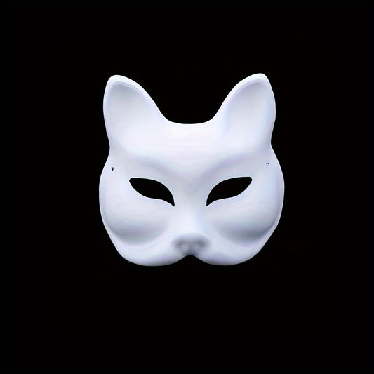 10pcs DIY Masks Paintable Paper Mask Masquerade Party Full Face Masks