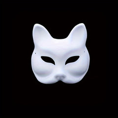 10pcs DIY Masks Paintable Paper Mask Masquerade Party Full Face Masks