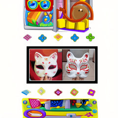 10pcs DIY Masks Paintable Paper Mask Masquerade Party Full Face Masks
