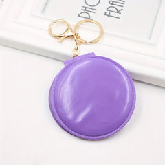 Double Sided Mirror Keychain - Makeup Mirror Key Chain - Creative Gift for Women