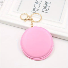 Double Sided Mirror Keychain - Makeup Mirror Key Chain - Creative Gift for Women
