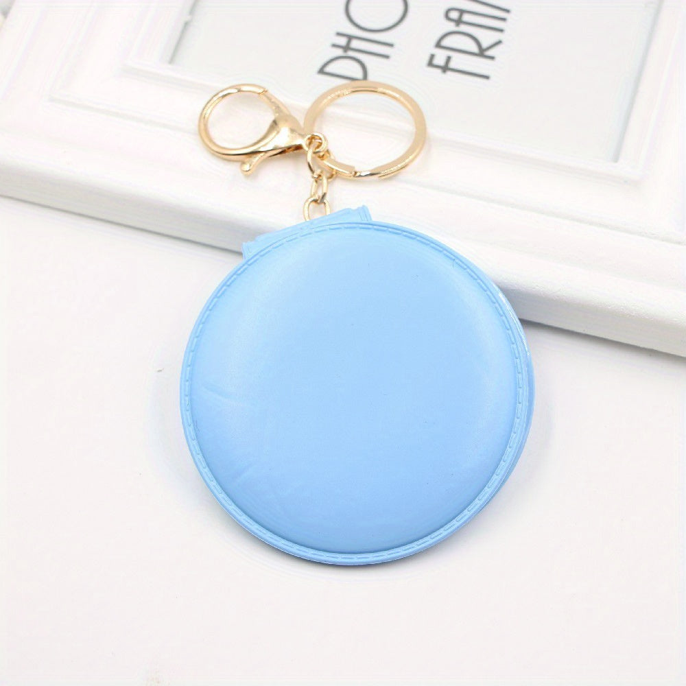 Double Sided Mirror Keychain - Makeup Mirror Key Chain - Creative Gift for Women
