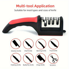 Professional Kitchen Knife Sharpener 4 Stages Whetstone Tool