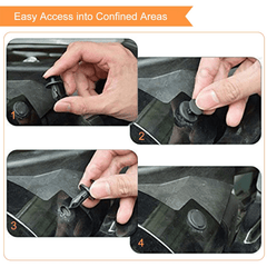 50pcs Car Plastic Rivets Fastener 8mm Hole Push Clip Trim Panel Retainer Clips