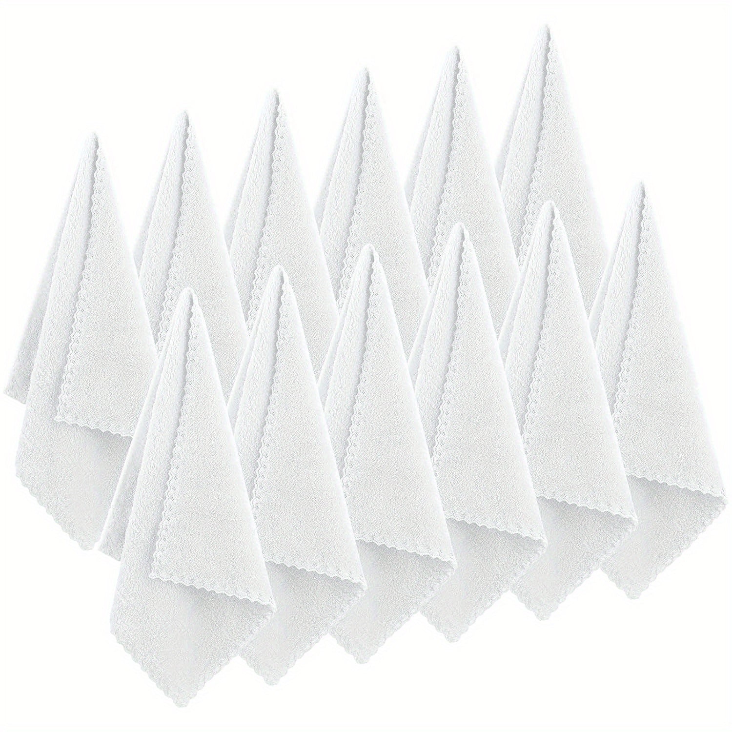 12pcs Face Washing Towel Soft Fast Drying Facial Cleansing Towel