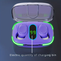 True Wireless Stereo Earbuds with Transparent Charging Case