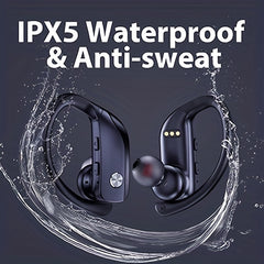 Wireless Earbuds Stereo Headphones LED Display Built-in Mic Noise Canc