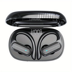 Wireless In-Ear Sports Headset with Ear Hooks for Running and Driving