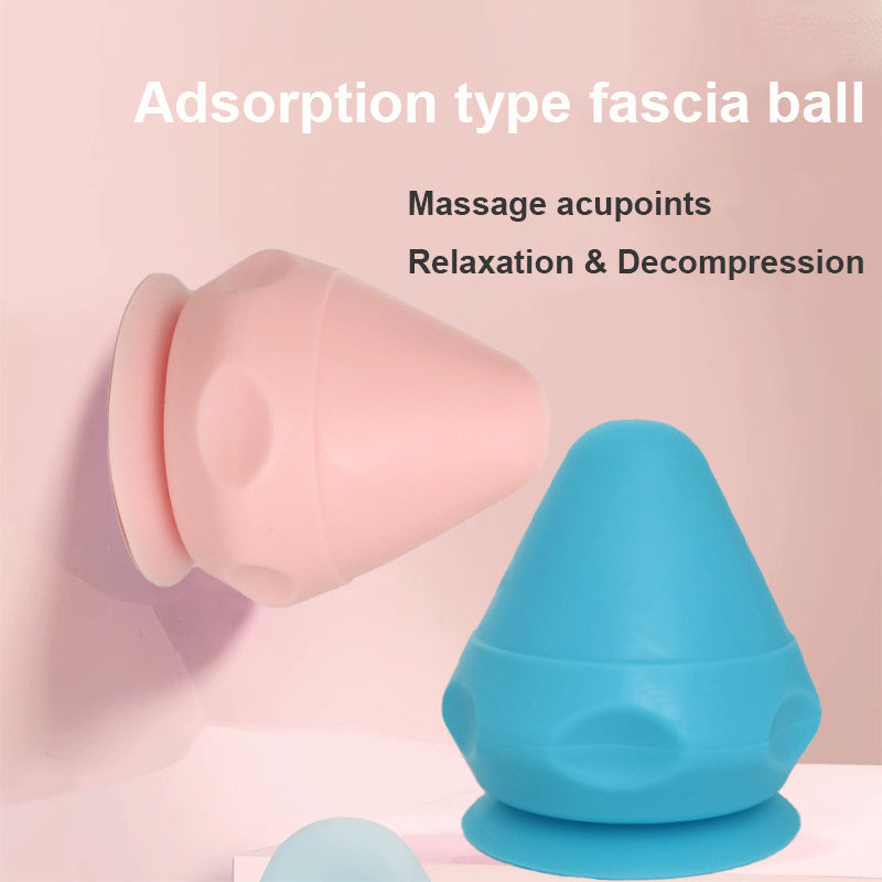 Wall Mounted Fascia Cone Suction Cup Massager
