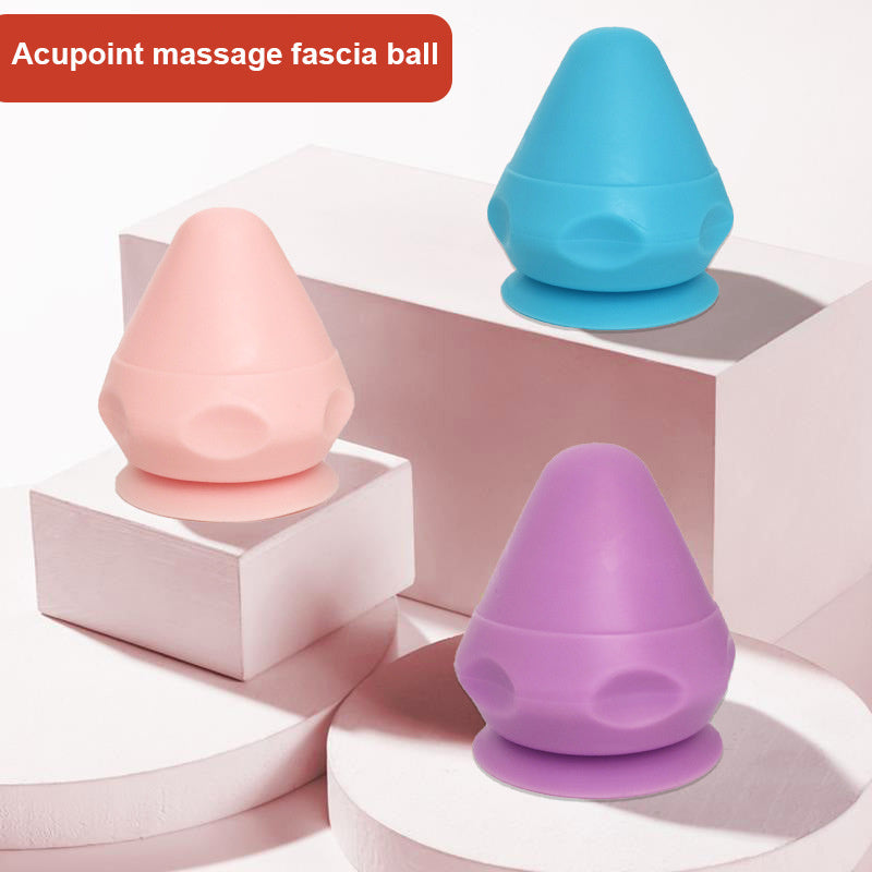Wall Mounted Fascia Cone Suction Cup Massager