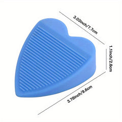 4pcs Silicone Heart Shaped Door Stopper Flexible Door Stop Suction