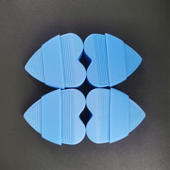 4pcs Silicone Heart Shaped Door Stopper Flexible Door Stop Suction