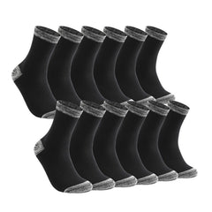 3 Pairs Large Running Socks Sweat-Absorbing Anti-Odor Cotton Basketball Socks