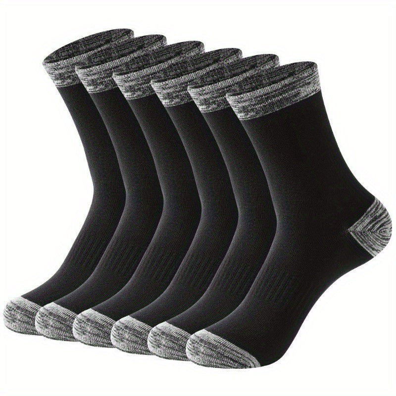 3 Pairs Large Running Socks Sweat-Absorbing Anti-Odor Cotton Basketball Socks