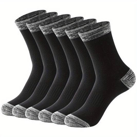 3 Pairs Large Running Socks Sweat-Absorbing Anti-Odor Cotton Basketball Socks