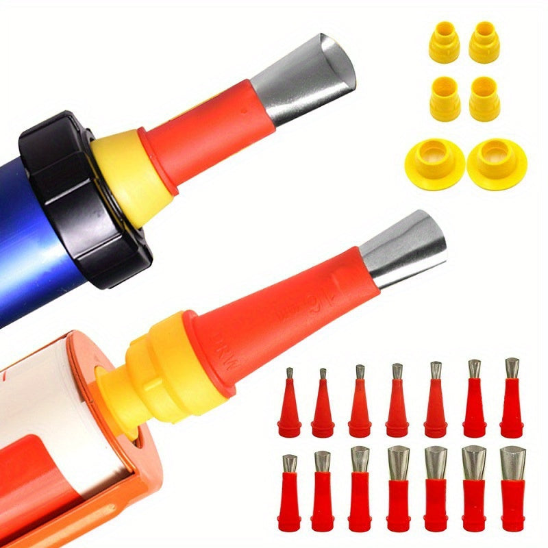 Stainless Steel Caulking Nozzle Applicators with Bases