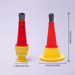 Stainless Steel Caulking Nozzle Applicators with Bases