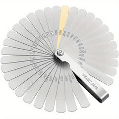 32 Blades Range Finder Feeler Gauge 0.04-0.88mm Gap Size Copper Sheet