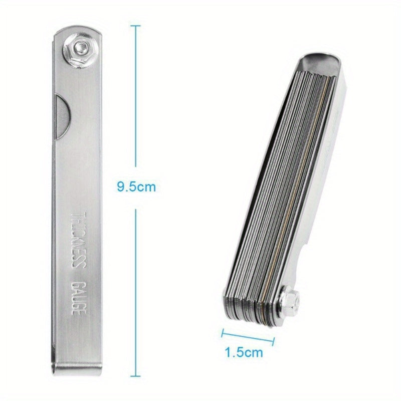 32 Blades Range Finder Feeler Gauge 0.04-0.88mm Gap Size Copper Sheet